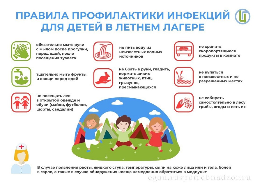 Меры профилактики в летних оздоровительных лагерях